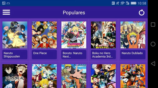 apps para ver anime gratis en móviles Android